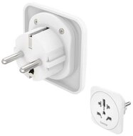 Hama Hama Reiseadapter Typ E und F, 3-polig, weltweit Reiseadapter