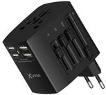 XLAYER Internationaler Reiseadapter Reisestecker universal f&uuml;r 220 L&auml;nder