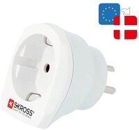 SKROSS Reiseadapter EU to Denmark 1.500232-E Reiseadapter