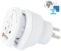 SKROSS Reiseadapter World & EU to Israel 1.500216-E Reiseadapter