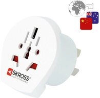 SKROSS Reiseadapter World to Austarlia/China 1.500222-E Reiseadapter