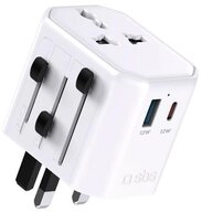 sbs Weltstecker Universaladapter Steckdosenadapter Reiseadapter EU-Stecker,
