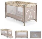 Moni Baby-Reisebett Safari, Laufstall, Matratze, Sichtfenster, Seiteneingang,