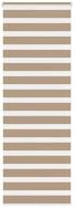 Verdunklungsrollo, vidaXL, Zebrarollo Sandbraun 75x200 cm Stoffbreite 70,9 cm