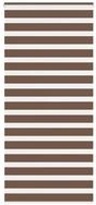 Verdunklungsrollo, vidaXL, Zebrarollo Braun 105x200 cm Stoffbreite 100,9 cm...