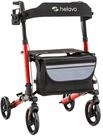 Helavo Rollator H1010, faltbarer Reise-Rollator mit Sitz und Reisetasche