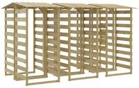 vidaXL Pergola Pergolen mit Dach 6 Stk. 100x90x200 cm Kiefernholz Impr&auml;gniert,