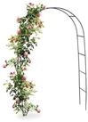 relaxdays Rosenbogen 2x Torbogen Rankhilfe aus Metall 240 cm, 2 St.