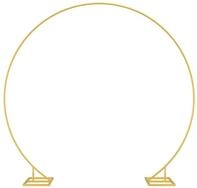 vidaXL Rankgitter 220 x 45 x 200 cm Hochzeitsbogen Gold 220x45x200 cm Stahl
