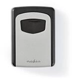 Nedis Tresor KEYCC01GY (1-St), Schl&uuml;sseltresor, Zahlencode, wetterfeste...