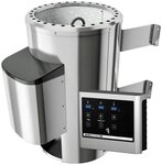 welltime Plug & Play Saunaofen, 3,6 kW, externe Steuerung, (1-St), mit Steinen