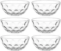 LEONARDO Schale CUCINA OPTIC, 10 cm, 6er-Set, Glas, (Set, 6-tlg),
