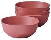 Mepal Schale Silueta Schalen 250 ml 4er Set, Kunststoff, (4x Schale, 4-tlg)
