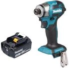 Makita Akku-Schlagschrauber DTD 173 F1 18 V 180 Nm 1/4&ldquo; Brushless + 1x Akku...