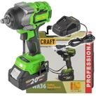 PRO CRAFT Akku-Schlagschrauber PWA36-1B-C 20 V 850 Nm 1/2" + 1x Akku 4,0 Ah +