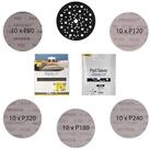 Mirka Schleifscheibe Abranet, (51 St), &Oslash; 150 mm Klett, Mix-Pack...