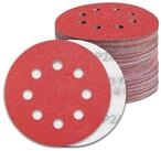 LuxusKollektion Schleifscheibe Schleifscheiben Klett 125mm P240 8 Loch 100Stk