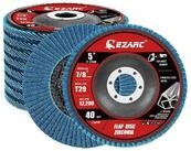 LuxusKollektion F&auml;cherschleifer F&auml;cherschleifscheiben 125 mm 22,2 mm 10 Blau