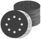 LuxusKollektion Schleifscheibe Nassschleifpapier 125mm Klett 8 Loch 1200