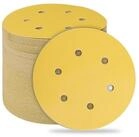 LuxusKollektion Schleifscheibe Schleifpapier Klett 150mm 6 L&ouml;cher 50 St&uuml;ck 800