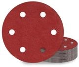 LuxusKollektion Schleifscheibe Schleifpapier 225mm Klett 6 Loch 25 P120