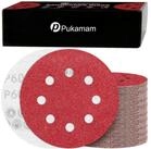 LuxusKollektion Schleifscheibe Schleifscheiben 125mm 8 Loch Klett 60 K&ouml;rnung...