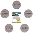 Mirka Schleifscheibe Abranet, (50 St), &Oslash; 125 mm Klett, Mix-Pack...