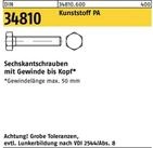 Reyher Sechskantschraube 200er Pack 348106000080025 Sechskantschraube DIN 34810...
