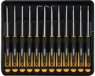 TRIZERATOP Bit-Schraubendreher Pr&auml;zisions-Schraubendreher- und Haken-Set, 12-tlg.,