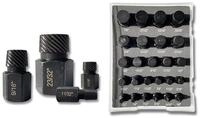LuxusKollektion Werkzeugset Schraubenausdreher-Set 25-teilig Sechskantkopf