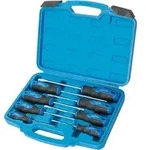 LuxusKollektion Schraubendreher Schraubendreher Set magnetisch 8 St&uuml;ck Silberfarbene