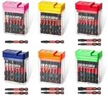 LuxusKollektion Bit-Set Schraubendreher Bits Set 90tlg Torx 50mm magnetisch S2...
