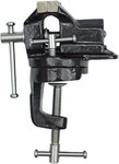 TRIZERATOP Schraubstock Morsa da tavolo rotante 75mm