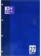 OXFORD Notizblock Briefblock Schule gelocht DIN A4 liniert Lineatur 27