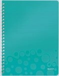 LEITZ Collegeblock LEITZ Collegeblock A4 Wow eisbl.met. eisblau Kollegblock WOW