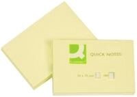 Connect Haftnotizblock Haftnotizen 51x76mm 100 Blatt gelb (12 St&uuml;ck)