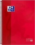 OXFORD Collegeblock Oxford Collegeblock European Book 1, DIN A4+, kariert, rot