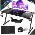 KESSER Gamingtisch, Gaming Schreibtisch mit Getr&auml;nkehalter Ergonomischer Gamer Tisch