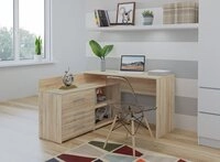 Raumhirsch Furniture Schreibtisch mit 3 Schubladen, B&uuml;rotisch,...
