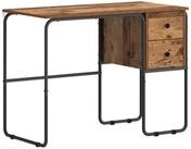 vidaXL Schreibtisch Schreibtisch mit Stauraum Altholz 100 x 50 x 75 cm (1-St)