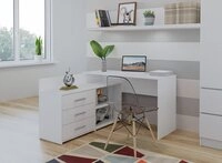 Raumhirsch Furniture Schreibtisch mit 3 Schubladen, B&uuml;rotisch,...
