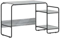 vidaXL Schreibtisch 1315 x 50 x 755 cm Schreibtisch mit Stauraum Sonoma-Grau