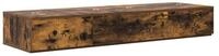vidaXL Arbeitstisch Studiotisch Raucheiche 152 x 40 x 19,5 cm Holzwerkstoff...