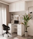 Raumhirsch Furniture Schreibtisch mit Tastaturauszug, B&uuml;rotisch,...