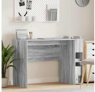 vidaXL Schreibtisch Schreibtisch Graues Sonoma Holzwerkstoff 109 x 50 x 78 cm...