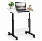 relaxdays Schreibtischaufsatz Laptoptisch h&ouml;henverstellbar mit Rollen, (1-St),
