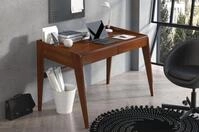 Visby Schreibtisch Lisa (Arbeitstisch / Kinderschreibtisch 125 cm Nussbaumfarbe,