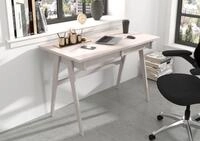 Visby Schreibtisch Edda (Arbeitstisch / Kinderschreibtisch 120 cm Wei&szlig;,...