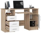 Raumhirsch Furniture Schreibtisch mit Tastaturauszug - B&uuml;rotisch - 124 cm breit