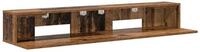 vidaXL Arbeitstisch Studiotisch Altholz 110 x 36 x 19,5 cm Holzwerkstoff (1-St)